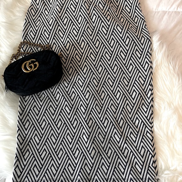 Zara Geometric Design Pencil Skirt SZ-L - Picture 2 of 8